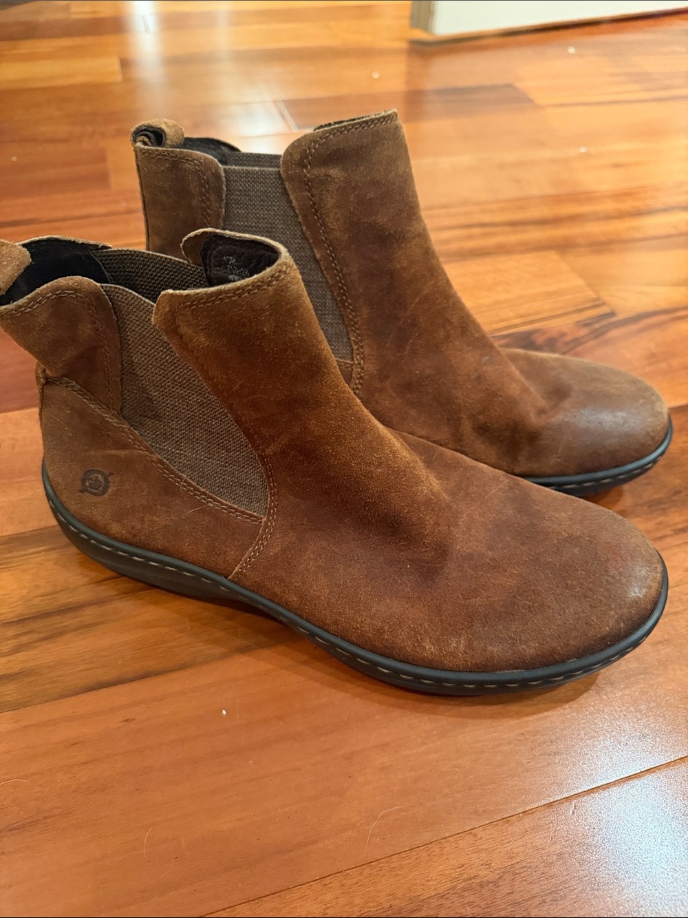 Brown Suede Lenni Chelsea Boots